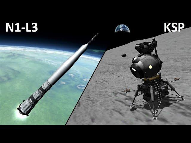 What if KSP - N1-L3 Soviet Moon Rocket - Making History Up