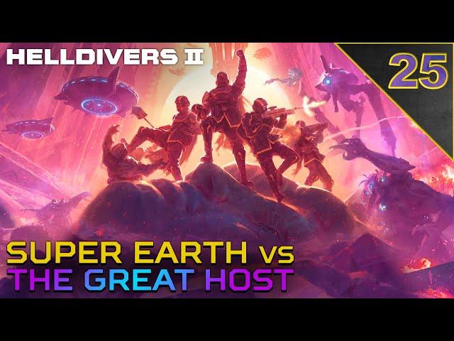  First Playthrough Super Earth  - Helldivers 2 Co-Op [25] Illuminate Great Host invasion