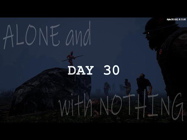 DAY 30 ► SMALL TOWN!  Undead Legacy  Insane/Nightmare/Feral Sense/No Traders/One Life