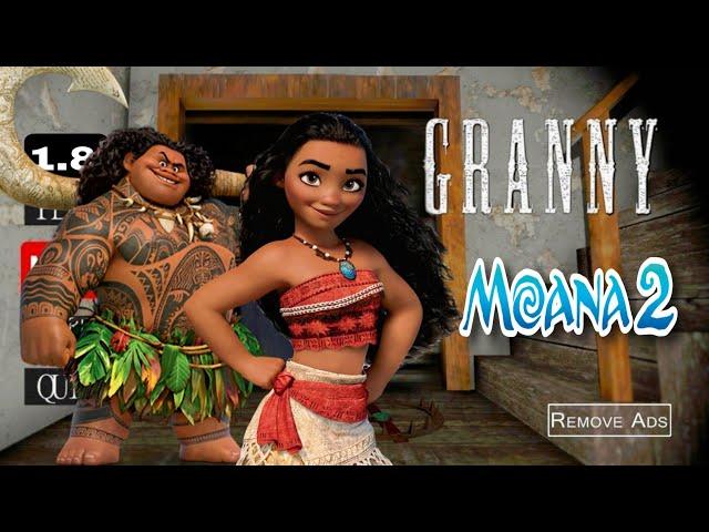 Granny Become Moana 2 in Granny Revamp!! | Granny Revamp New Unofficial Mode