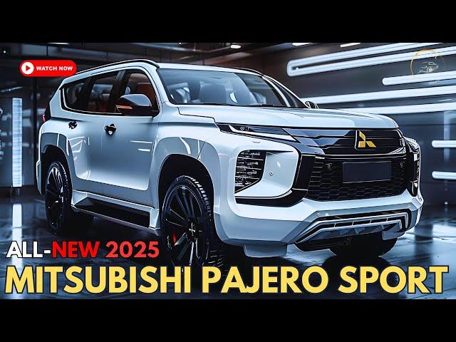 Finally! 2025 Mitsubishi Pajero Sport Reveal - Shocking New Features!