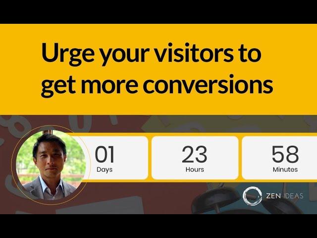 Get more conversions with a countdown timer
