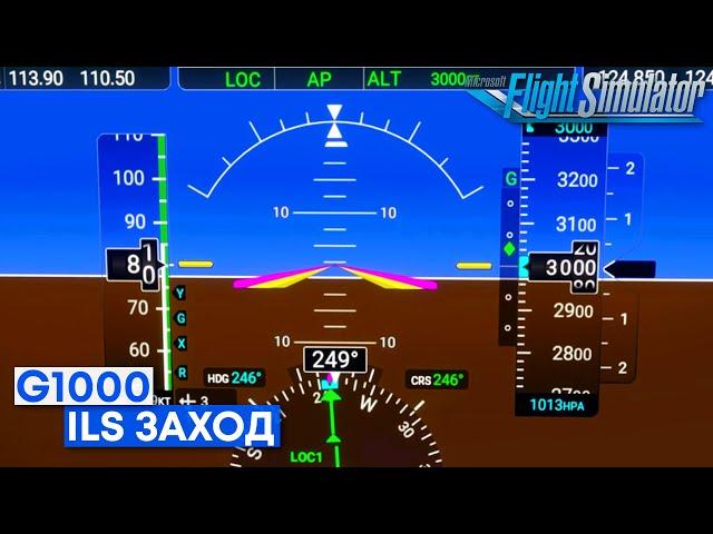 Microsoft Flight Simulator - G1000 ILS Approach on C208B