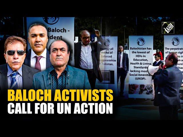 Baloch activists seek UN intervention to stop human rights violations in Balochistan