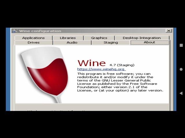 Project OBB Wine 4.7 Staging for ExaGear Android