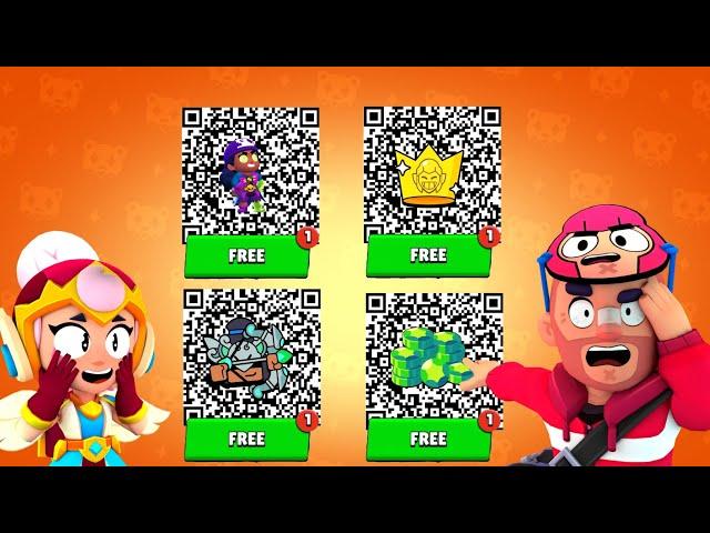 BRAND NEW QR CODE FOR GEMS & FREE GIFTS  | LEGENDARY NEW REWARDS  | BRAWL STARS NEW UPDATE 