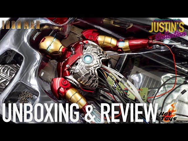 Hot Toys Iron Man MK3 Construction Version Diorama Unboxing & Review