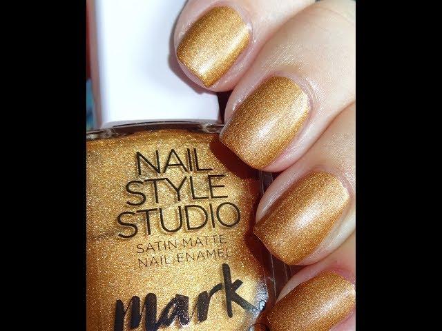 Avon Mark Nail Style Studio Satin Matte Nail Enamel - Bronzed Babe