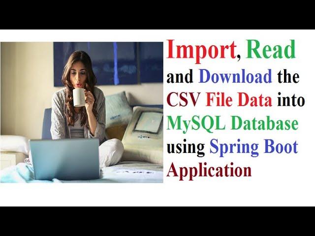 Import and Read the CSV File Data into MySQL Database using Spring Boot Application