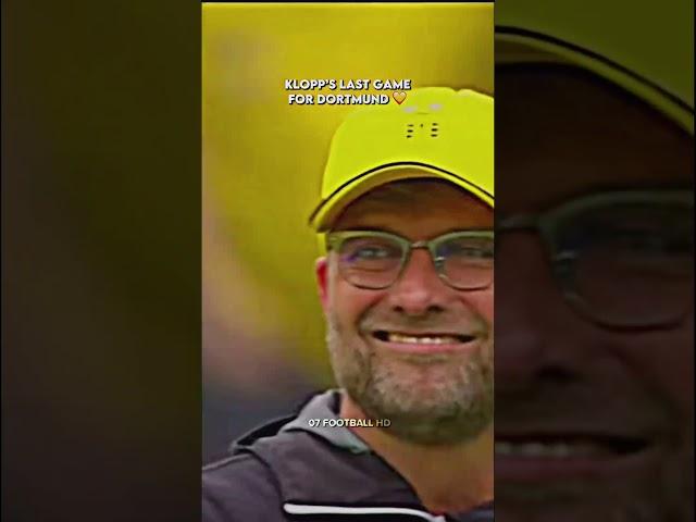 Klopp’s last game for dortmund  #football #viral #shorts