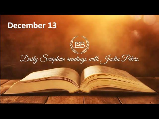 Daily Bible Reading: December 13