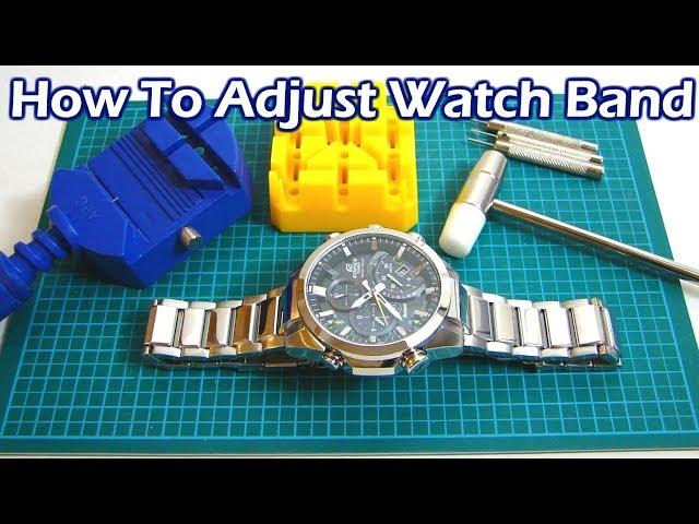 How To Adjust Resize Your Watch Band By Removing Links