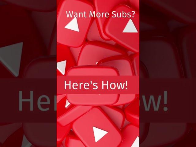 Don’t know how you’ll get 1000 Subs? Need more subs to grow your channel? This works!