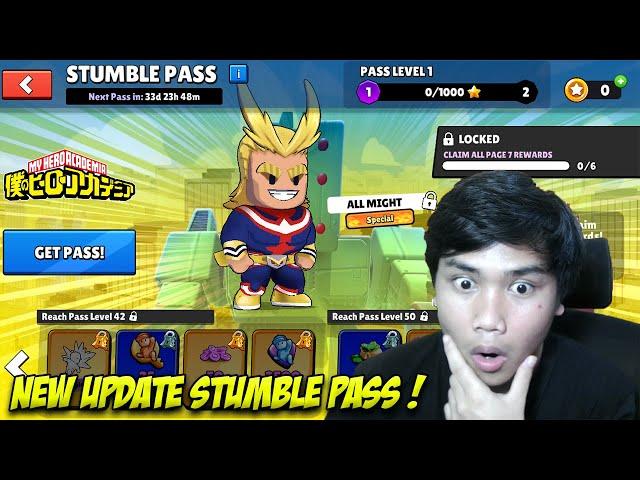 WOW SUPER EPIC NEW STUMBLE PASS COLLAB ! LETSGOO OPEN STUMBLE PASS ! Stumble Guys