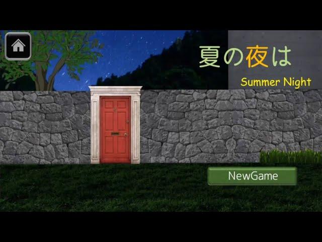 脱出ゲーム SummerNight (rinnogogo) | Escape Game Summer Night Walkthrough