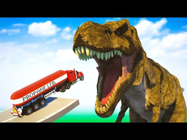 Cars vs T-REX | Teardown