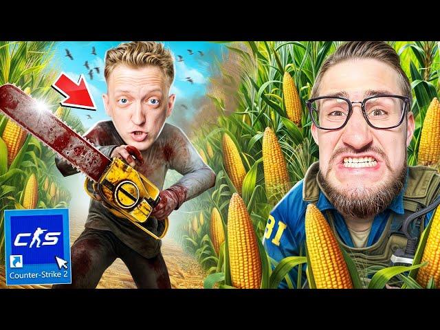 КУКУРУЗНОЕ ПОЛЕ vs МАНЬК ВАРПАЧ! ЭТО САМАЯ ГЕНИАЛЬНАЯ НЫЧКА! УГАРНЫЙ ТРОЛЛЬ МАНЬЯК В CS2
