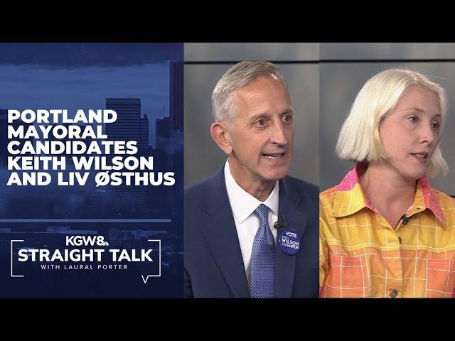 Outsiders Keith Wilson and Liv Østhus discuss their campaigns for Portland mayor