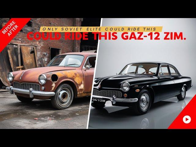 Only Soviet Elite Could Ride This GAZ-12 ZIM. - Car Spa - Restoration of the classic car GAZ-12 ZIM