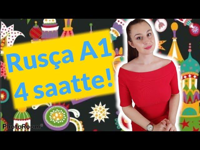 4 SAATTE RUSÇA KURSU A1 SEVİYE