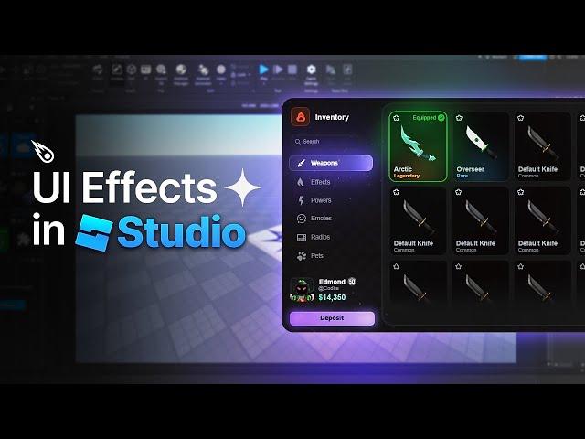 How To Add Effects To UI In Roblox Studio