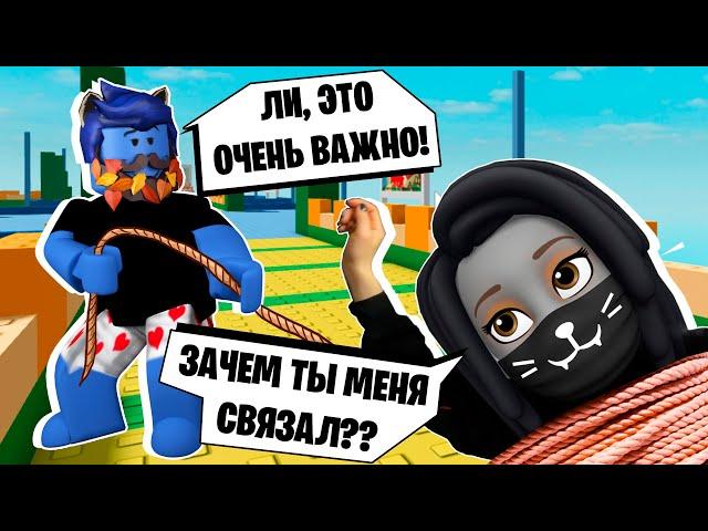 ДЕЛАЮ СНЕЖНОГО АНГЕЛА, но ЛЕО СВЯЗАЛ МЕНЯ! / Roblox Rope people simulator