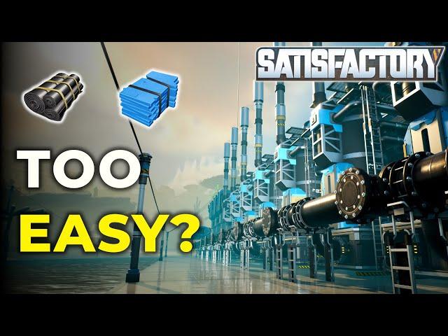 The Best Starter Oil Setup is Simple with Blueprints!! - Satisfactory Update 7 Guide