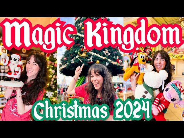 Disney's MAGIC KINGDOM Christmas 2024 Merch Update, Christmas Tree & Decor! | Walt Disney World