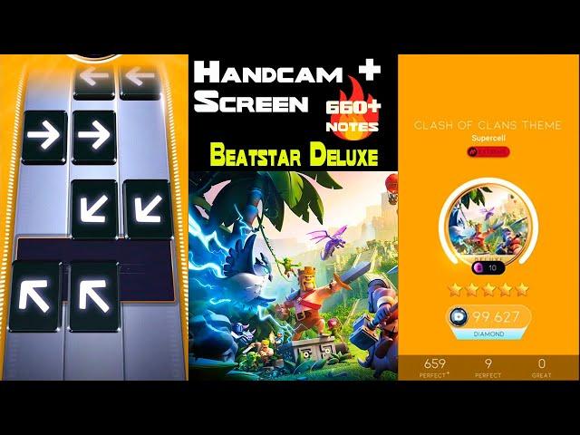 [Beatstar Deluxe] Clash Of Clans Theme (EXTREME) | Supercell | Handcam + Screen | Custom Song