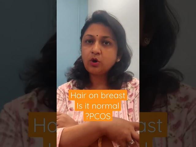 hair on breast English