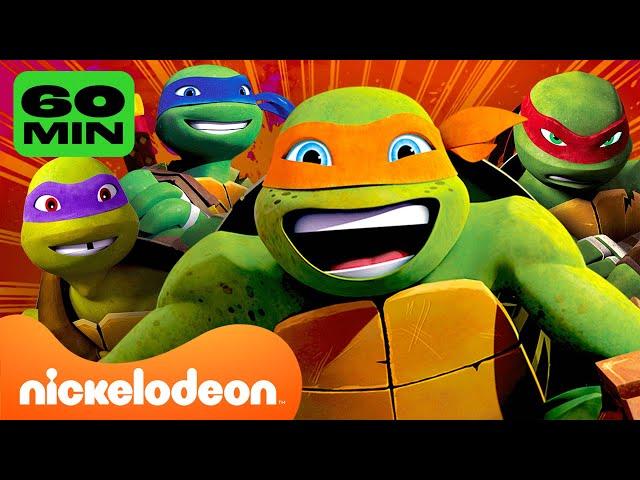 Черепашки-ниндзя | Майки - младший брат 60 МИНУТ!  | Nickelodeon Cyrillic