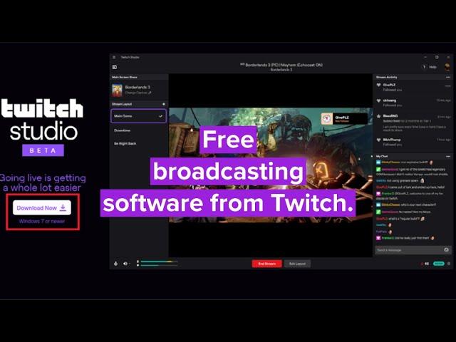 Twitch Studio Beta for Mac | Free Broadcasting App |Designed for streamers | Setup your first stream