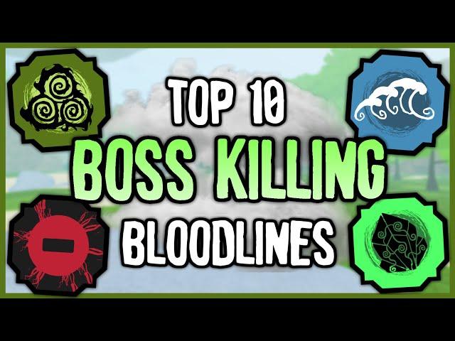 Top 10 BEST Bloodlines For PVE in Shinobi Life 2 | Shindo Life Bloodline Tier List