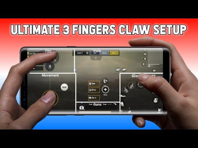 PUBG MOBILE ULTIMATE 3 FINGERS CLAW SETUP