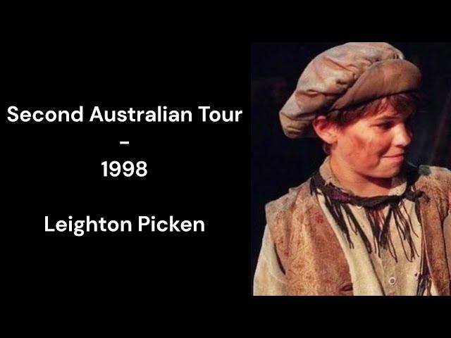 Leighton Picken as Gavroche - Second Australian Tour - 1998