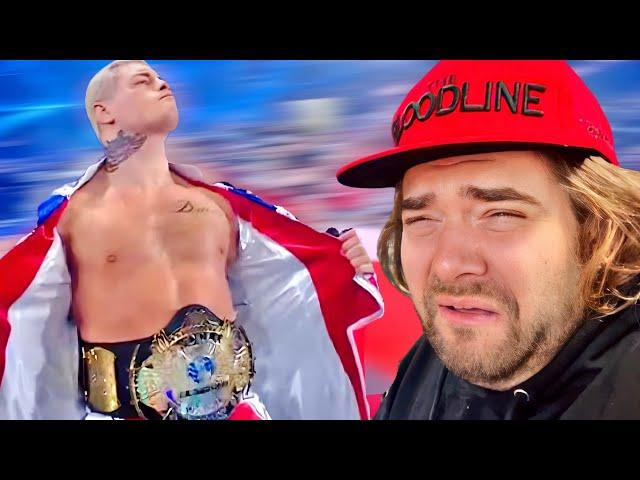 DAD GETS EMOTIONAL OVER CODYS WWE BELT!