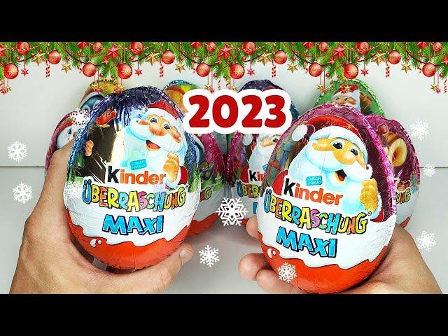 Киндер Сюрприз Maxi НОВОГОДНИЙ 2023 Kinder Maxi Weihnachten 2022 Winter YETI, Girls in winter sport