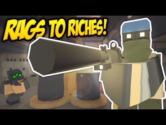 RAGS TO RICHES IN SECONDS - Escape From Unturnov #2 (Unturned)