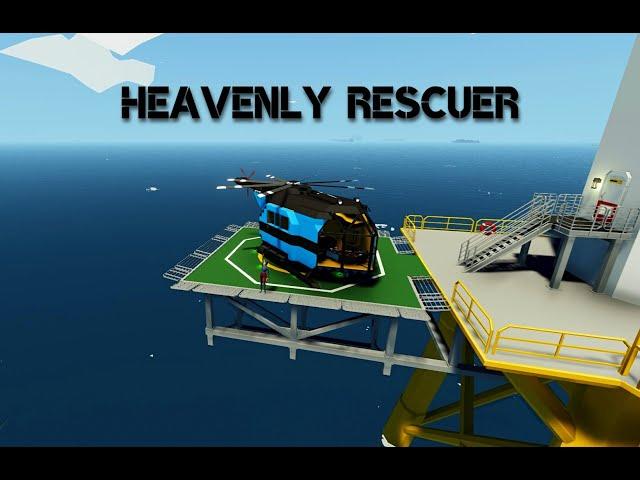 Мои постройки в Stormworks. Вертолет "Heavenly Rescuer"/"Небесный спасатель"