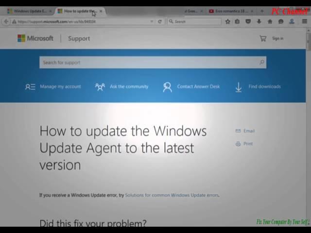 Fix windows update error code 80072EE2