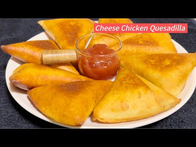 Crispy Cheese Chicken Quesadillas | Tortilla Recipe | Luna’s Kitchen USA