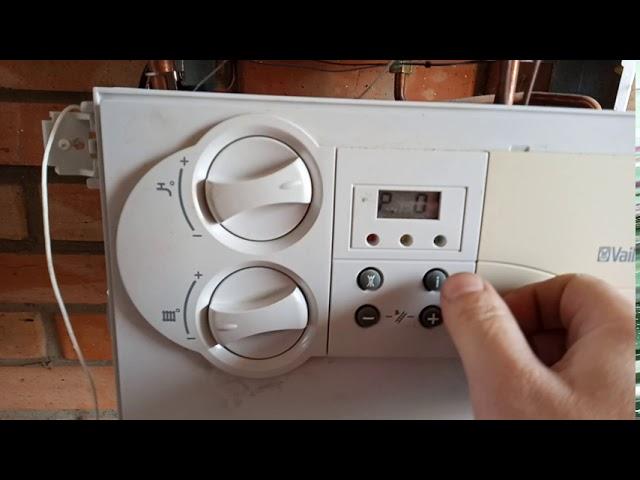 Как развоздушить котел Vaillant