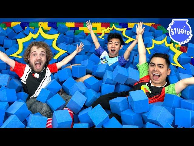 EXTREME GIANT FOAM PIT CHALLENGE!!