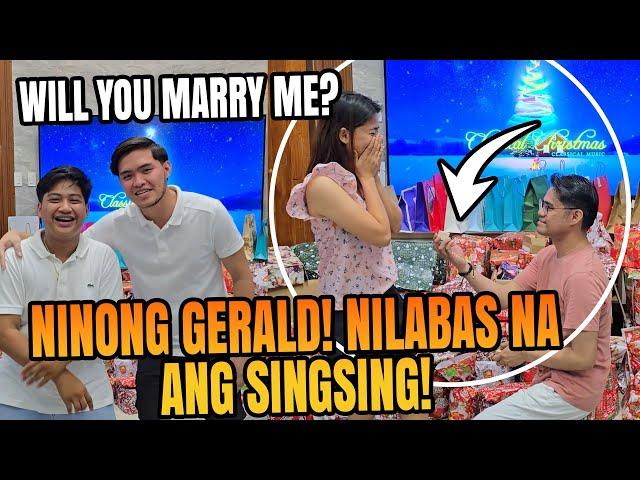 Ayieee! Ninong Gerald Nilabas Na Ang Singsing! Lahat Napatili!