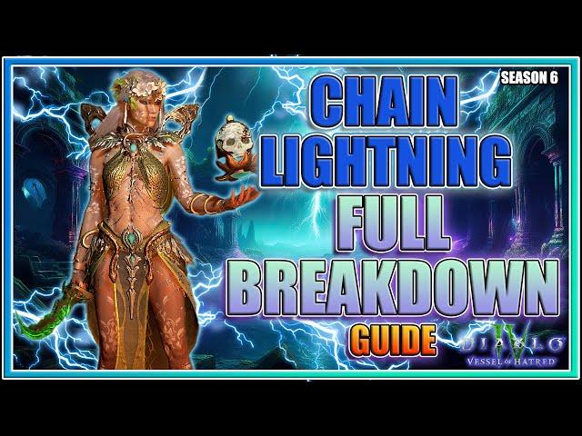 Chain Lightning Sorcerer Build Breakdown Guide - Season 6 Diablo 4