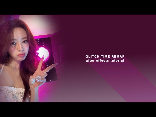 time remap for glitch edits tutorial | after effects