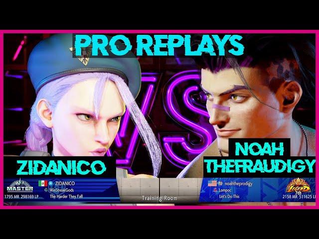 [SF6 Pro Replays] [WSG] Zidanico vs Noahtheprodigy and Caba