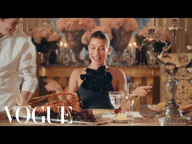 Hailey Bieber Eats 10 Traditional French Dishes - Mukbang | Vogue India