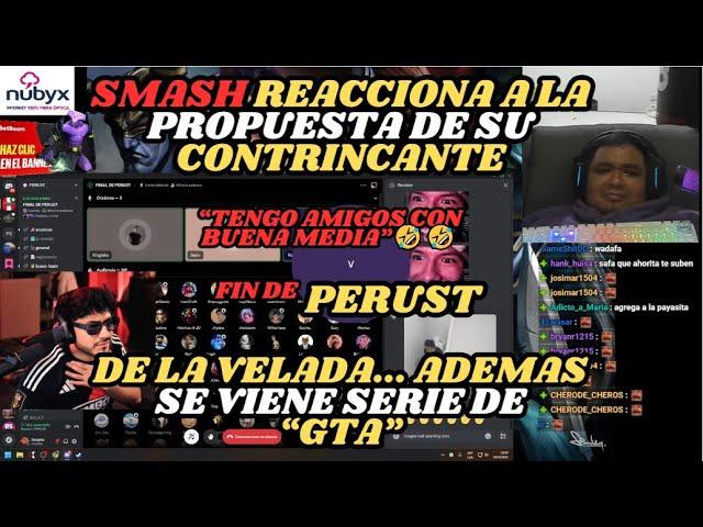 SMASH REACCIONA A SU CONTRINCANTE DE LA VELADA " TENGO AMIGOS CON BUENA MEDIA"