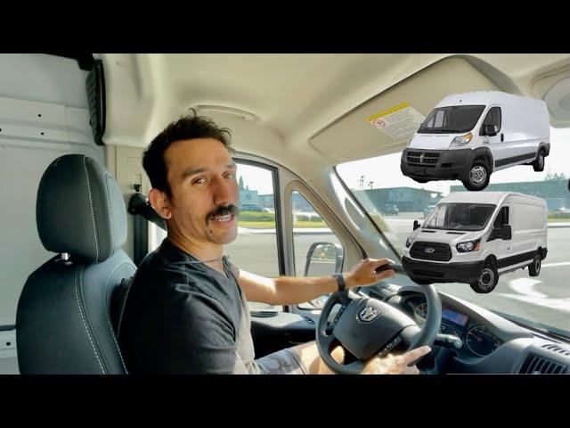 Ford Transit and Ram Promaster test drive (which van to choose?)